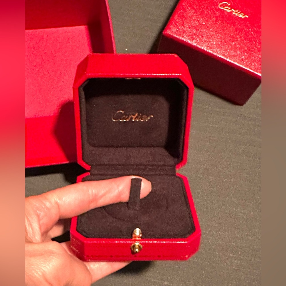 Cartier ring box with outer box